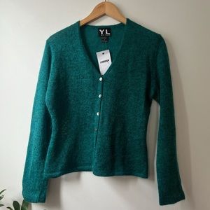 Vintage YL by Yair mohair button blouse